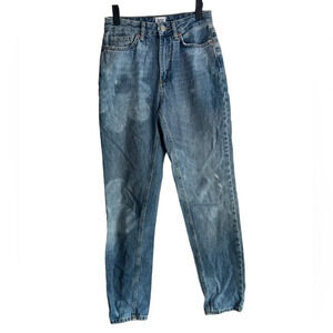 BDG MOM HIGH RISE FLOWER PRINT JEANS